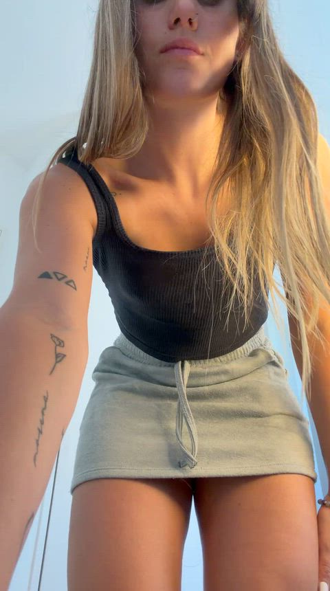 I think there's a monster under the skirt