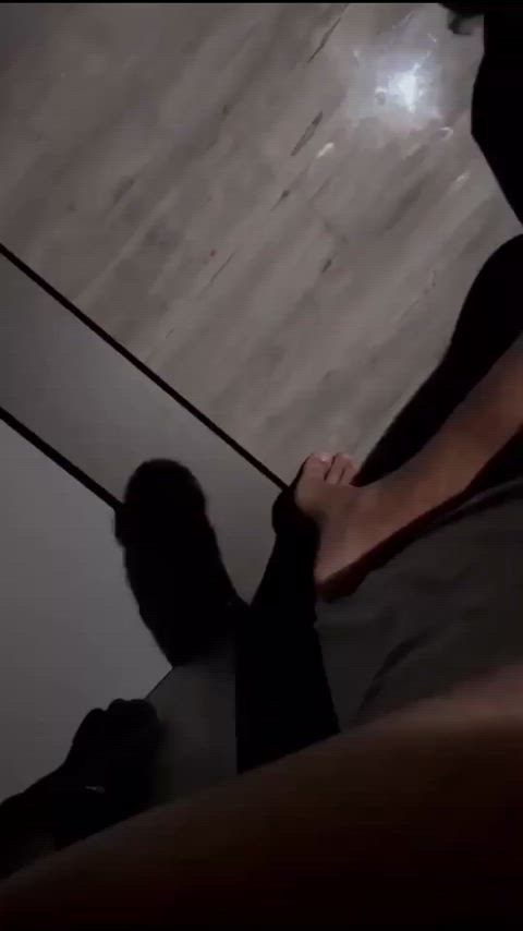 Her husband came up with a creative way to film me and his wife