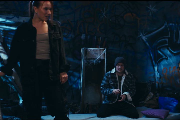 Freezing his landlady, a squatter's revenge.