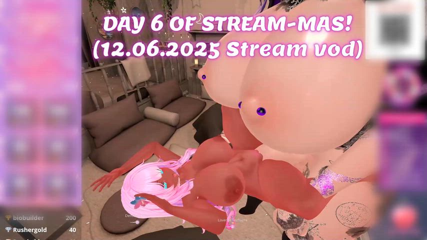 🌸Stream-mas!🌸 Day 6 taking Big bat mommy's cock