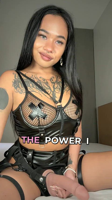 kneel for mommy and beg to please me