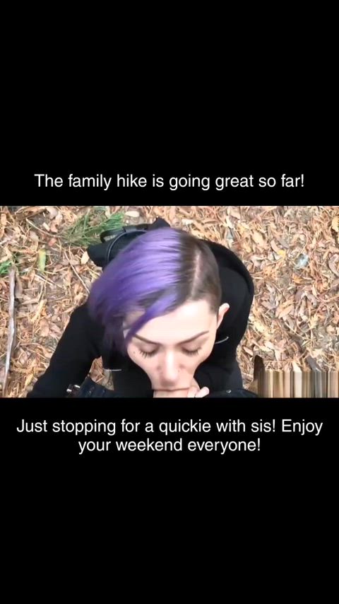 The family hike is going great so far!