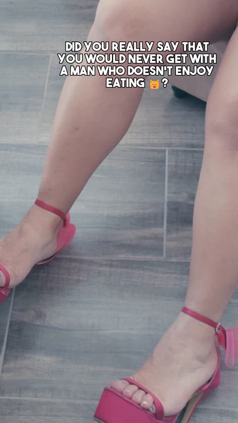 Just letting the camera appreciate the legs today… one inch at a time. Wanna see where they lead?