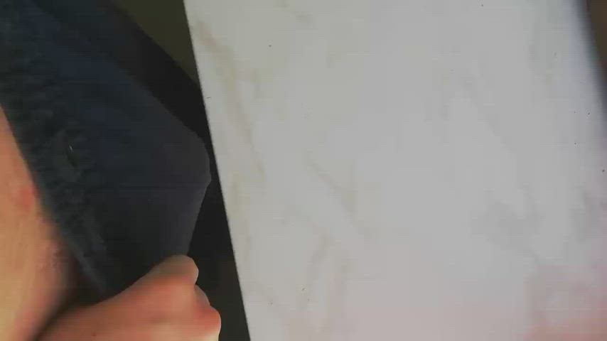 Come on bro it's not gay to let me use your throat to milk my throbbing cock, it's what friends do!! Hurry up before my gf comes back!!