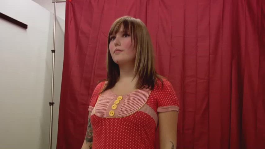 American Interview Natural Tits Photoshoot Undressing Porn GIF by swap89