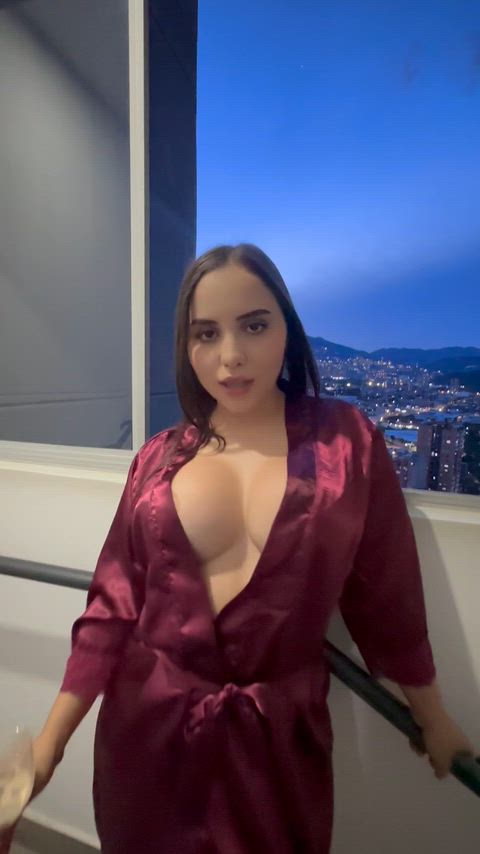 Amateur Big Ass Big Tits Boobs Curvy Latina NSFW Solo Tease Teen Porn GIF by gabyferrer1