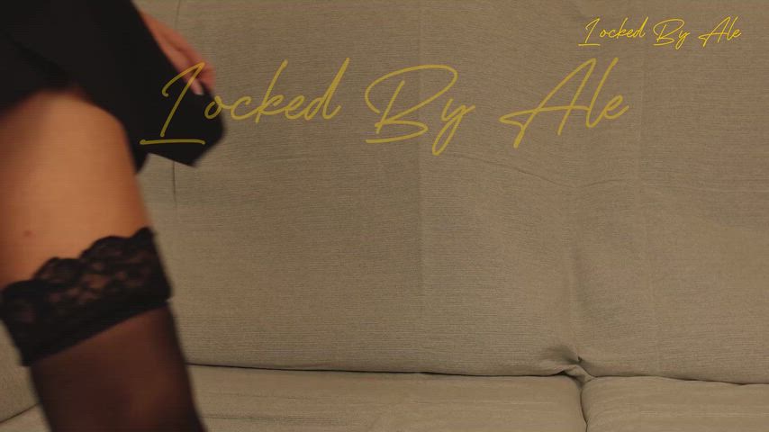 I released him from the chastity cage just for a little tease and denial. Right at the edge, I ruin his orgasm directly into his coffee cup, collecting every last drop of his semen. Then, I order him to drink it... swallowing his own semen mixed with coffee.