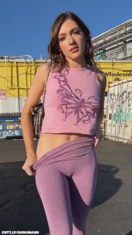 Amateur Ass Compilation Exhibitionist Flashing Lesbian Public Pussy Tits Porn GIF by duromami