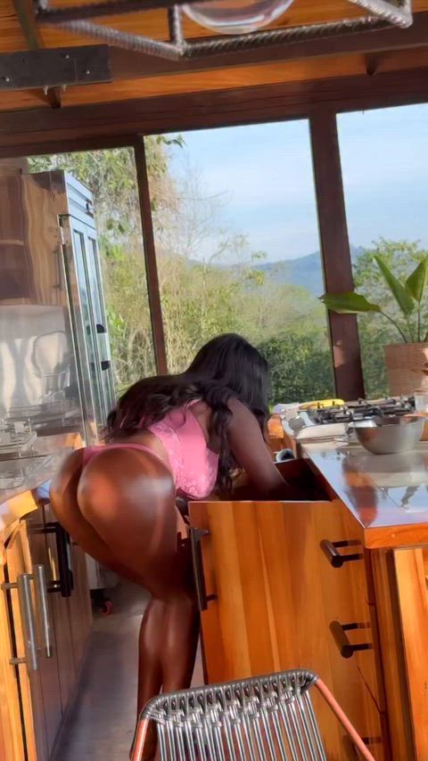 Walking into the kitchen after the night before, you see this & you feel like a King