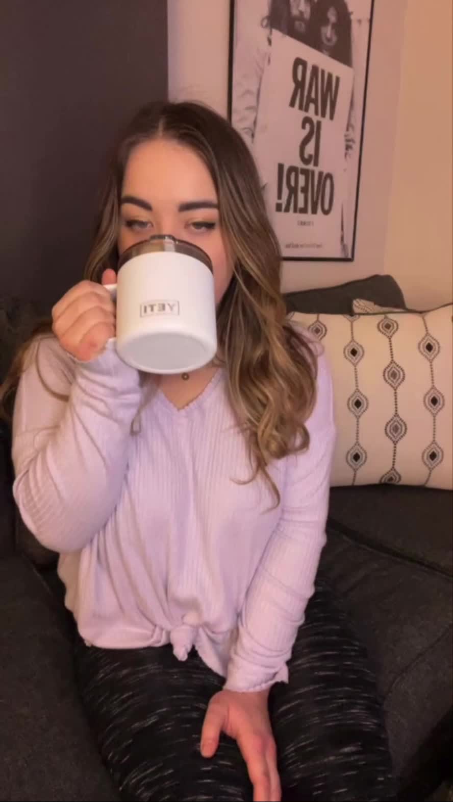 you think i could wake you up faster than this coffee can?
