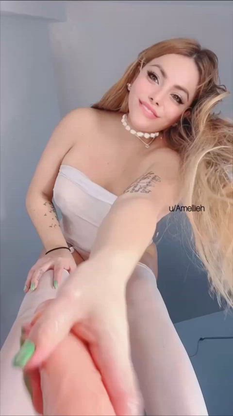 Dildo Female POV POV Suction Dildo Porn GIF by amellieh