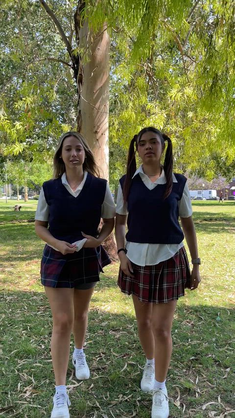 Just a playful moment in the park