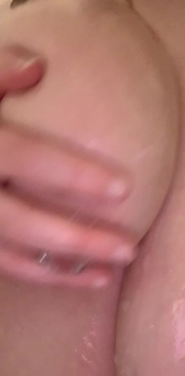 showering with my mouth full..