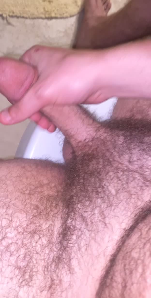 Shooting a load thinking about cock