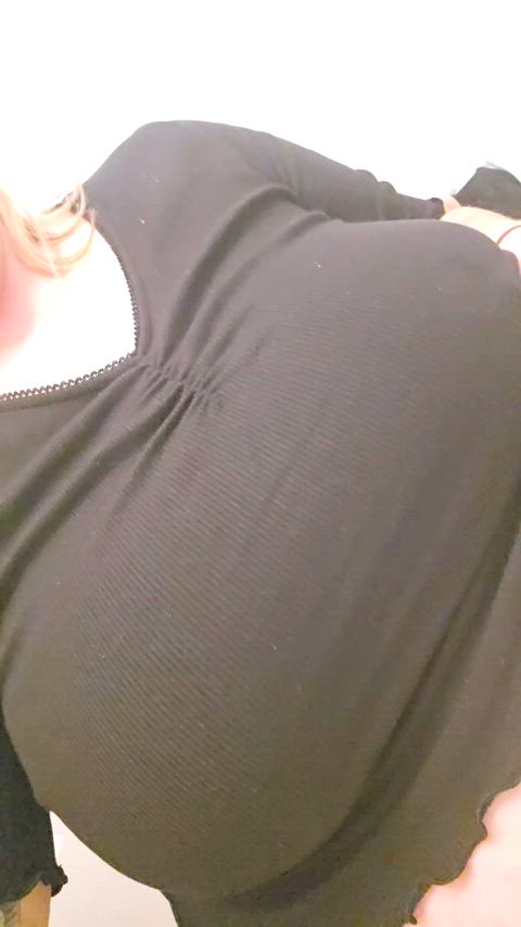Wearing no bra makes it so easy to feed you