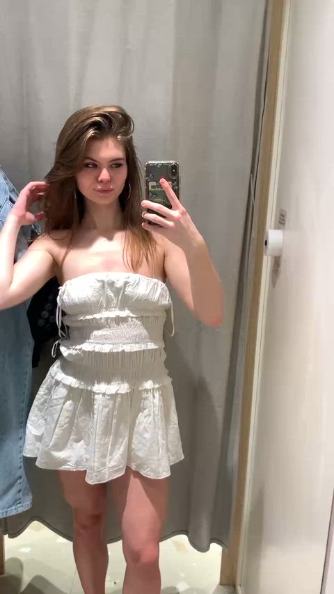 Would you agree to fuck me in the changing room