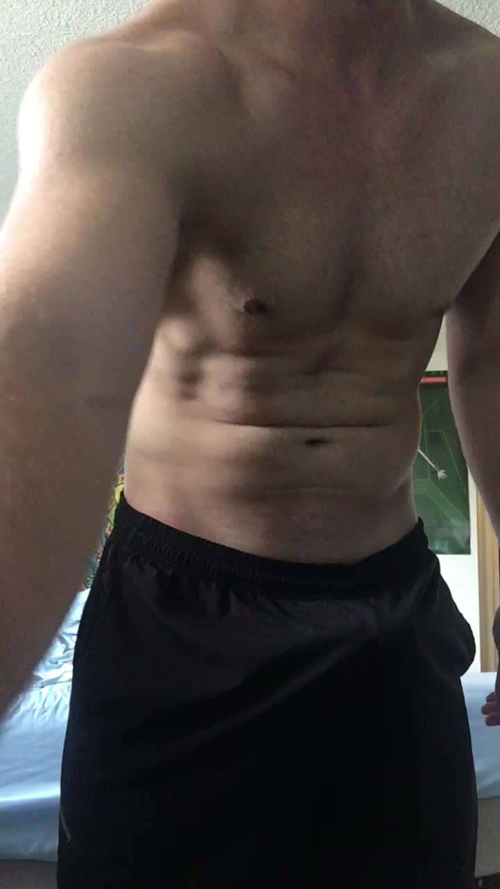Suck me off after a workout