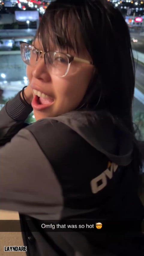Amateur Asian Asianhotwife Couple Creampie Public Real Couple Sex r/AsiansGoneWild Porn GIF by layndare