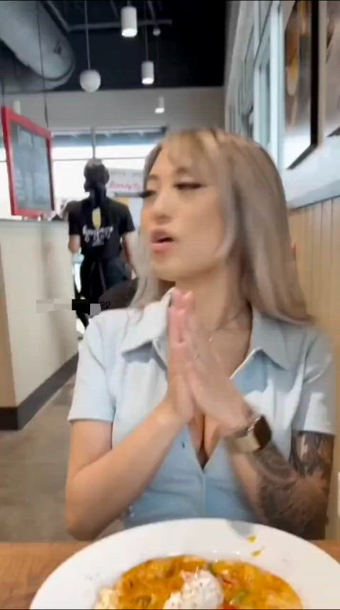 Asian Big Tits Caught Exhibitionism Exhibitionist Flashing Natural Tits Public Voyeur r/CaughtPublic Porn GIF by populardick