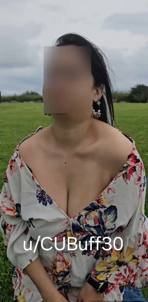 Out in the open, for hot guys to see!