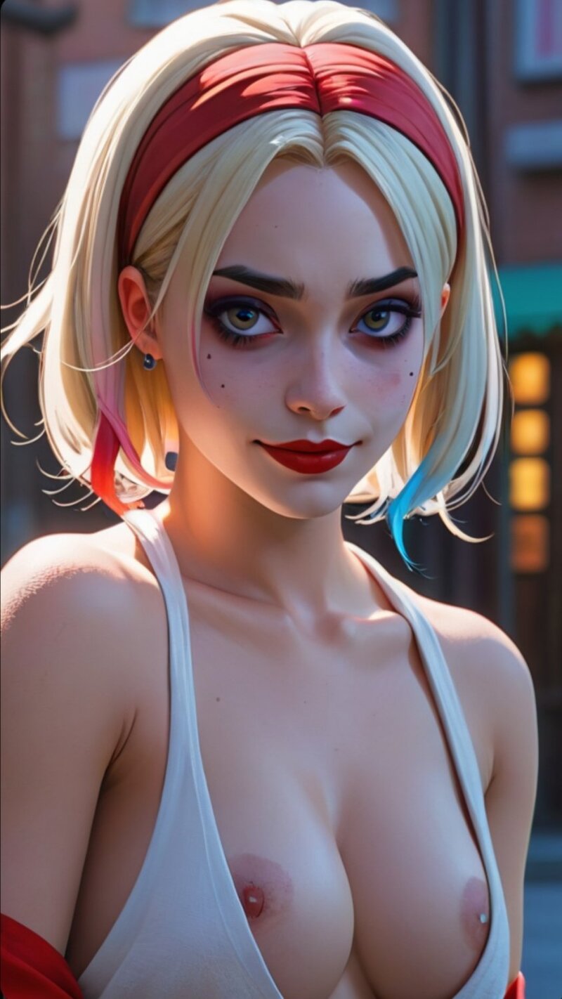 Animation, Cartoon, Harley Quinn, Jerk Off, Sexy, Tease