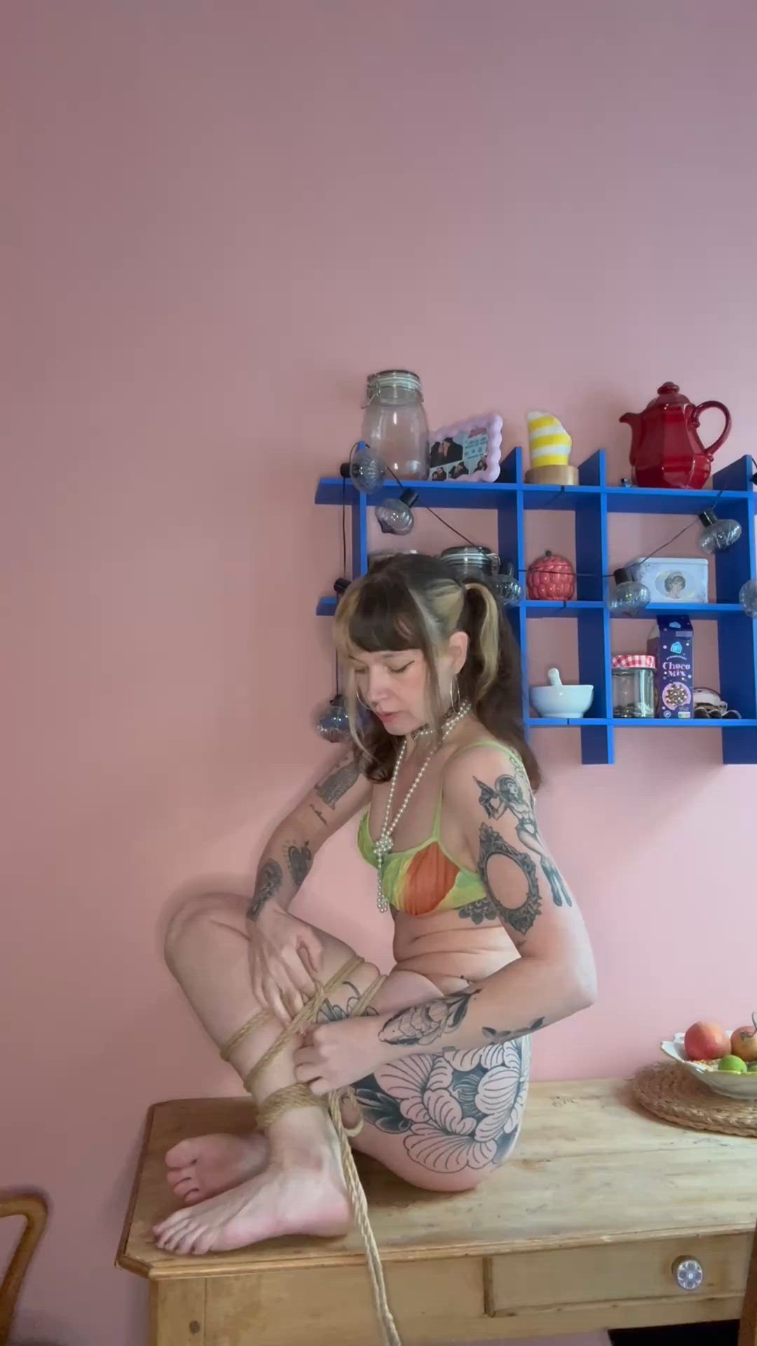 Ass, Bondage, Homemade, Petite, Ropes, Shibari