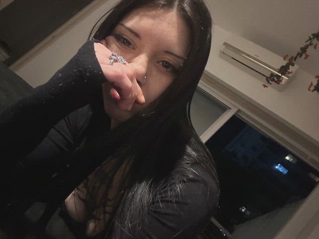 this petite slut thinking of something new to do right now, are you up for it?