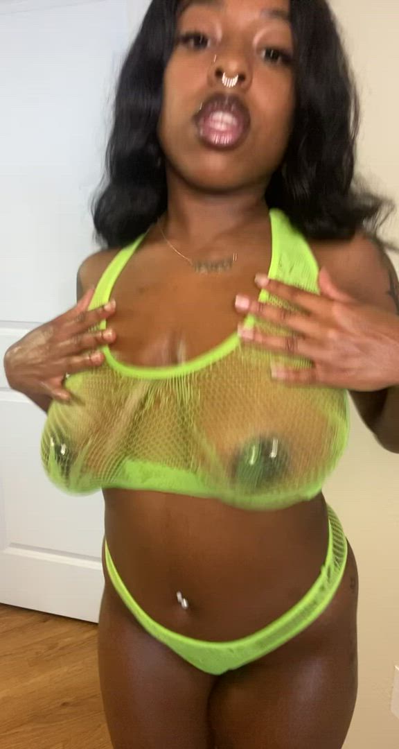 I love being a slutty ebony woman!