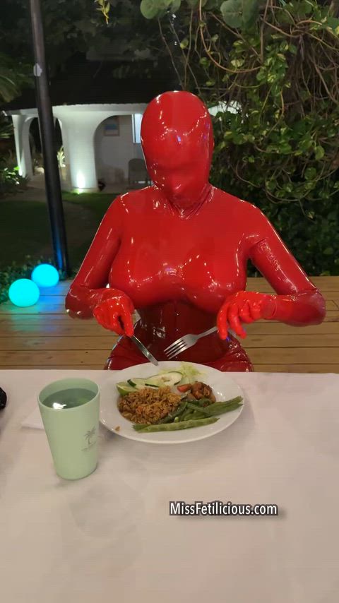Big Tits Catsuit Corset Fetish Kinky Latex Latex Gloves OnlyFans Rubber Tits Porn GIF by missfetilicious