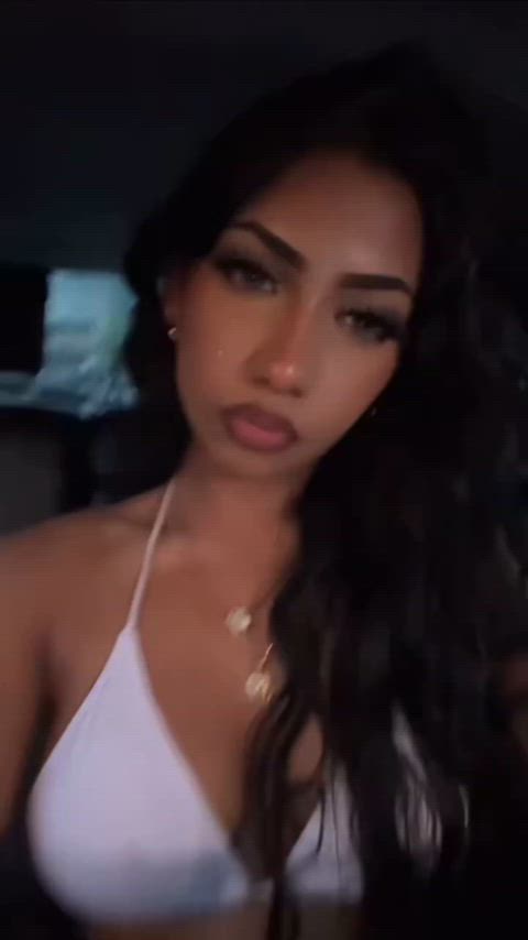 In the car