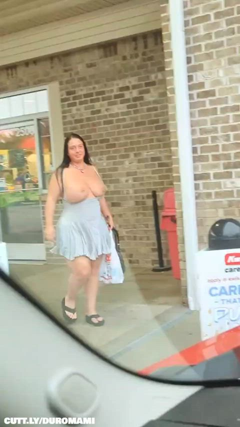 Amateur Big Tits Chubby Compilation Flashing Hotwife Masturbating Public Topless Porn GIF by duromami