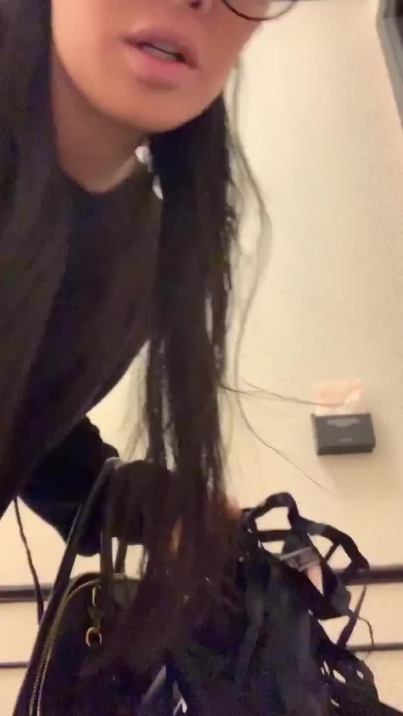 Asa akira masturbating in a dressing room
