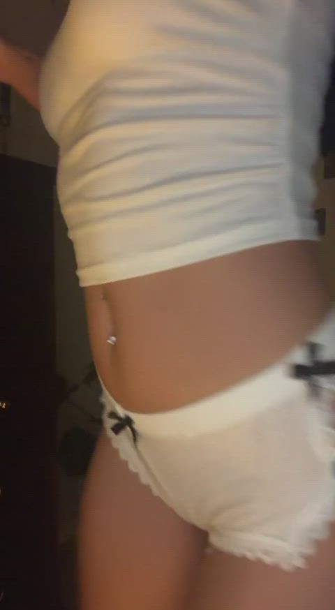 my white booty shorts