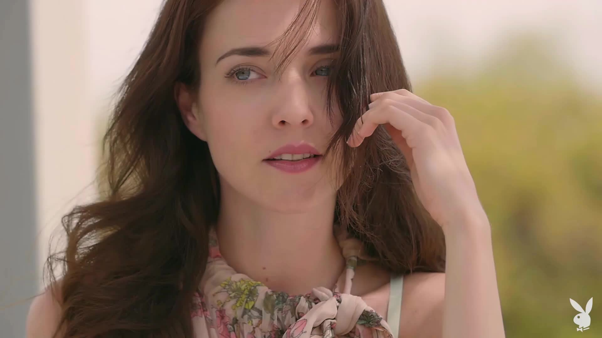 Just a girl in slow motion.