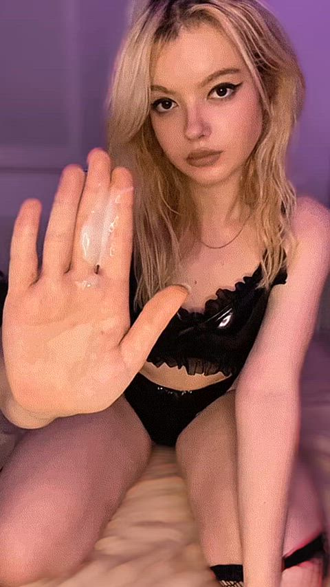 Would you lick it off the floor if I said your tongue missed a spot?