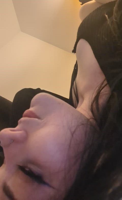 wanna cuddle and play with my tongue?