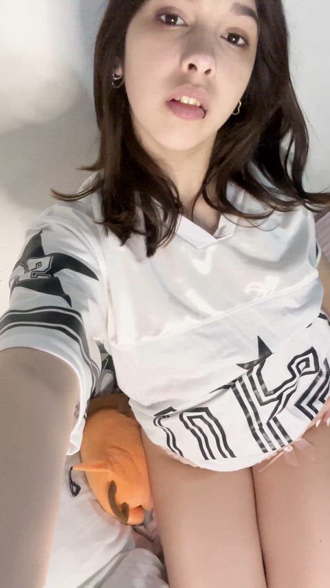 Come over and get lucky with this teen