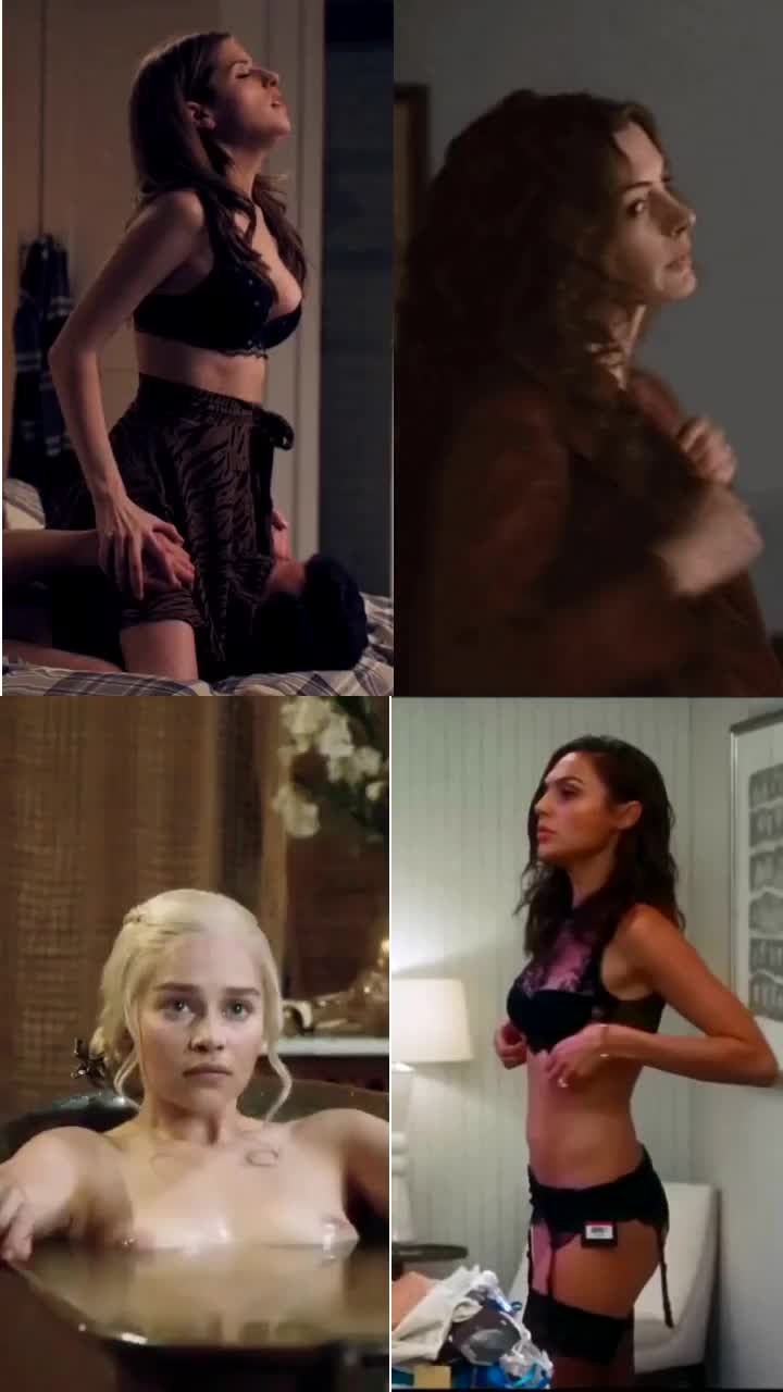 Pick 1. One for ass 2. One for pussy 3. One for mouth 4. One for handjob