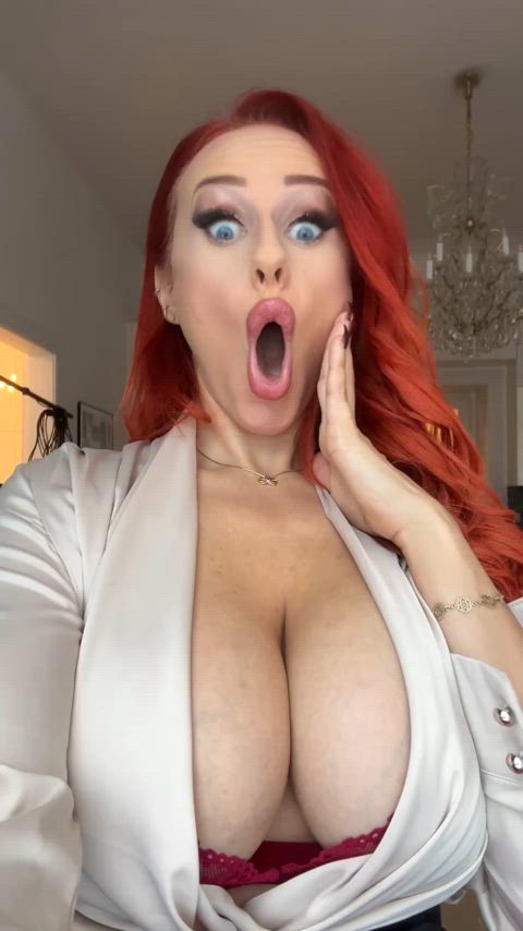 Pornstar Redhead Webcam Porn GIF by adultprime