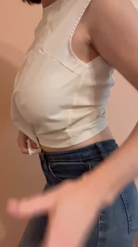 Hope this shirt isn't too revealing for work