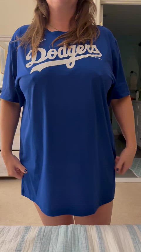 Amateur BBW Big Tits Boobs Homemade Hotwife MILF Pokies Tits Wife Porn GIF by wifeywinks
