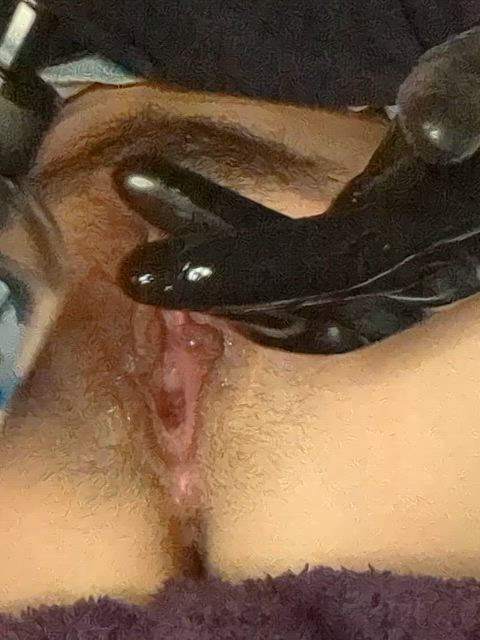 Fuck I was just warming up and I could easily put my whole hand in! My pussy's so ruined but I wanna make it worse