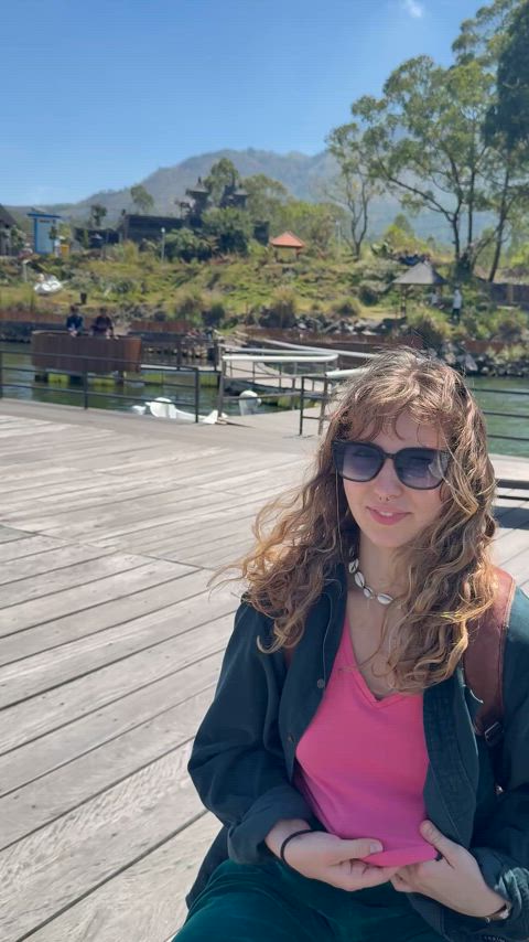 Poppin' a tittie next to people hehe