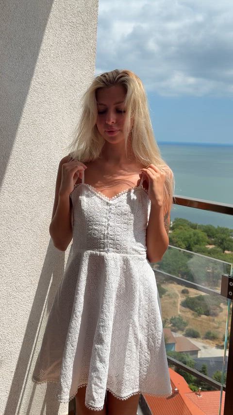 I adore the moments when my neighbor glances my way