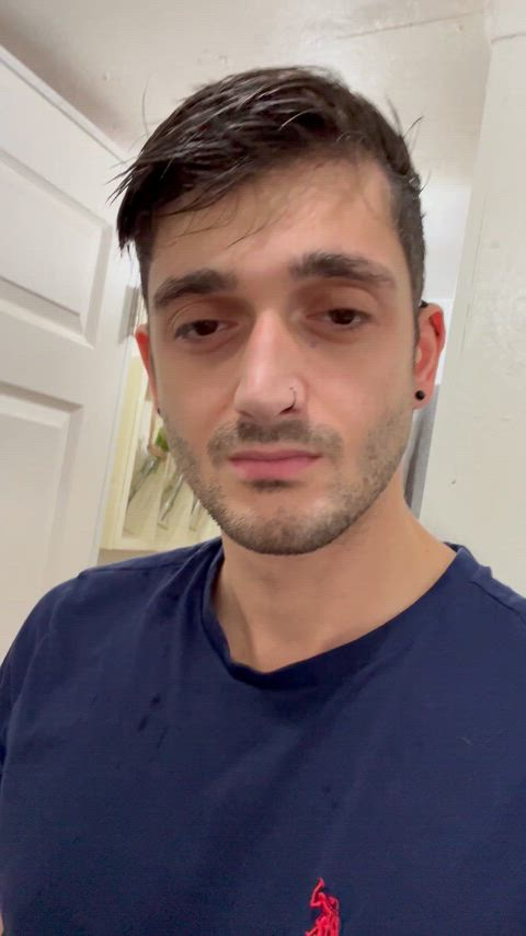 I just took a shower, but I'll undress again for you.