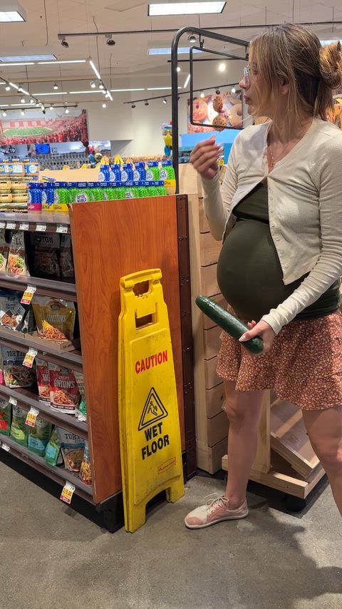 Getting her daily veggies in