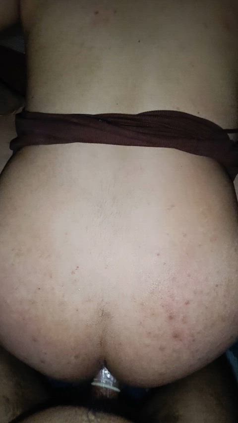 Anal backshots but it got too rough for her