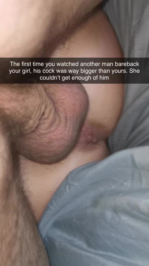 you can only fuck me if you use his cum as lube