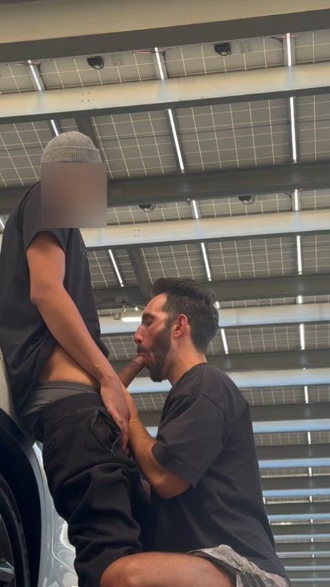 Getting used by multiple big dicks in the parking lot