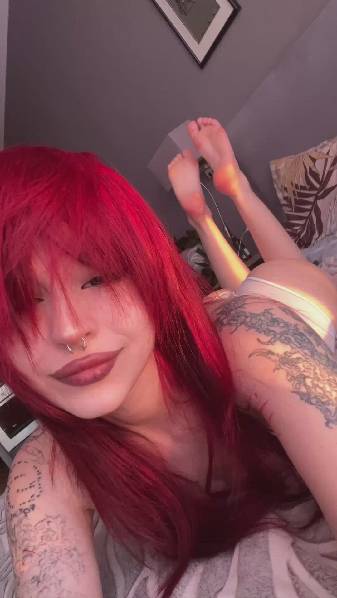 Alt, Alternative, Emo, Feet, Goth, Redhead
